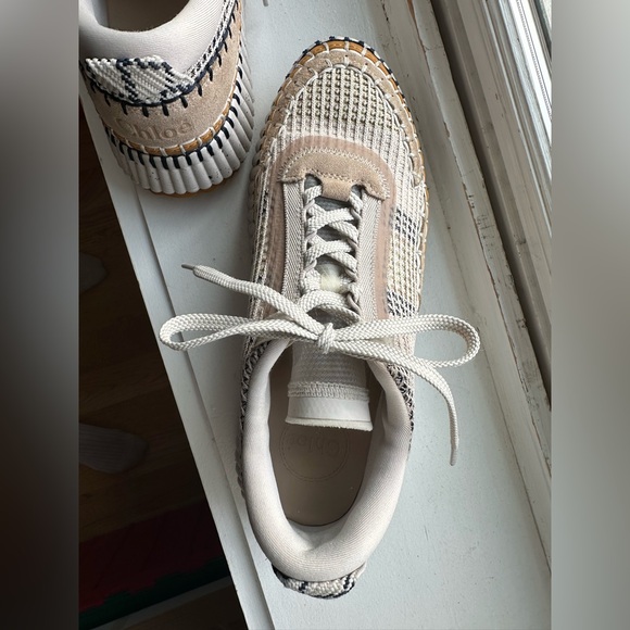 Chloe Nama Women’s sneakers, lightly worn and like-new. Size EU40/US10. - Picture 4 of 12